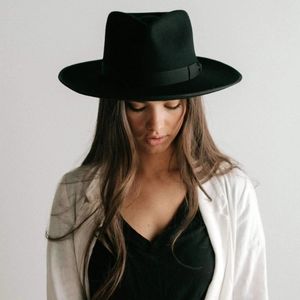 NWT in original box- Black Monroe Rancher Hat 100% Australian Wool